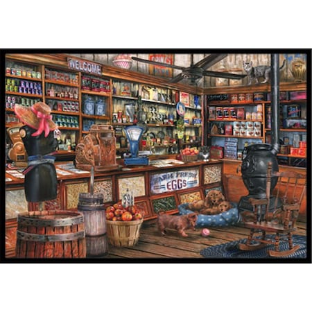 Carolines Treasures The Good Old Days Indoor and Outdoor Mat- 24 x 36 in. PTW2014JMAT